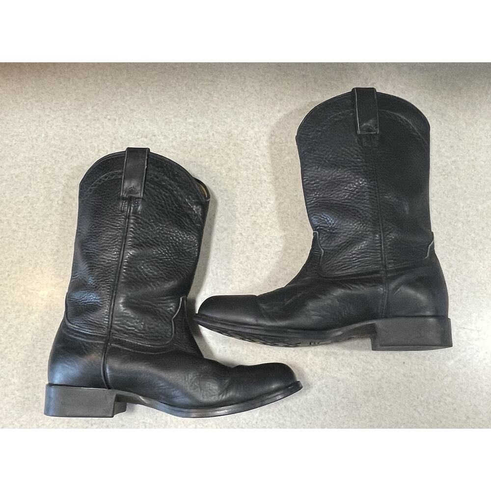 Ariat A-1 Classic Women’s Size 9.5 Cowgirl Boots Black Leather Western Wear - Picture 4 of 14